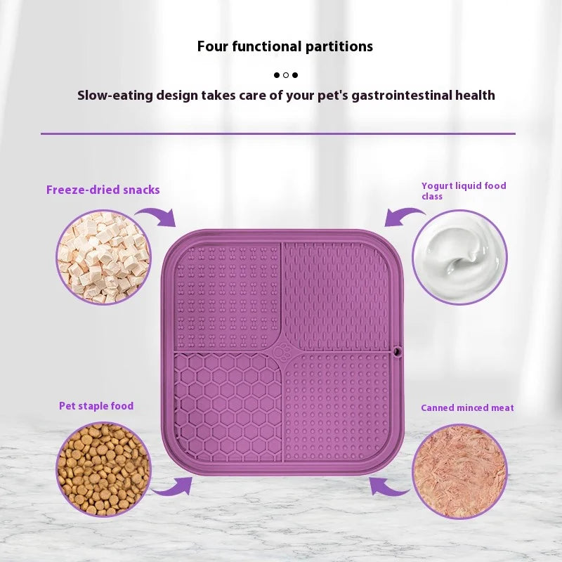 Slow Feeder Enrichment Lick Mat