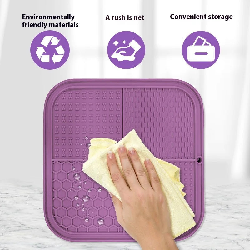 Slow Feeder Enrichment Lick Mat