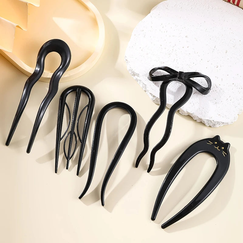 U-Shaped Hair Fork