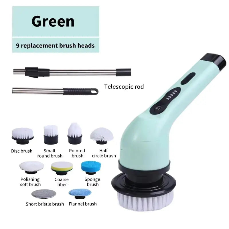 Cordless Power Spin Scrubber (Extendable Handle)