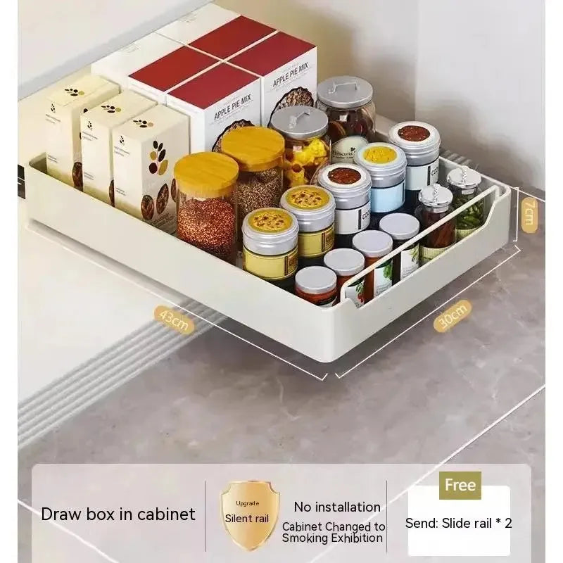 Slide-Out Kitchen Cabinet Organizer