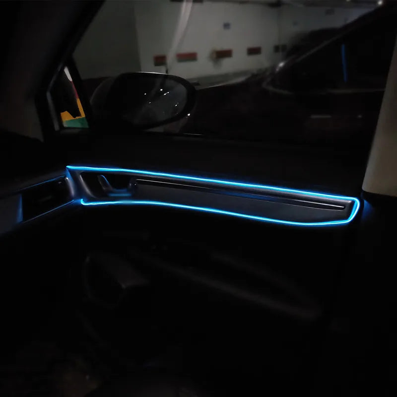 Car Interior LED Ambient Light Strips – Neon Dashboard Accent Lighting