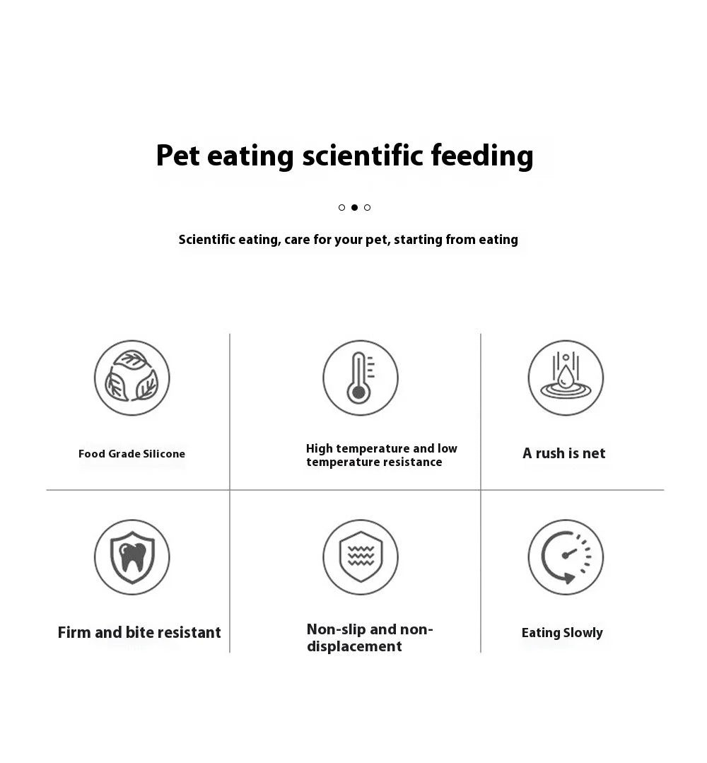 Slow Feeder Enrichment Lick Mat