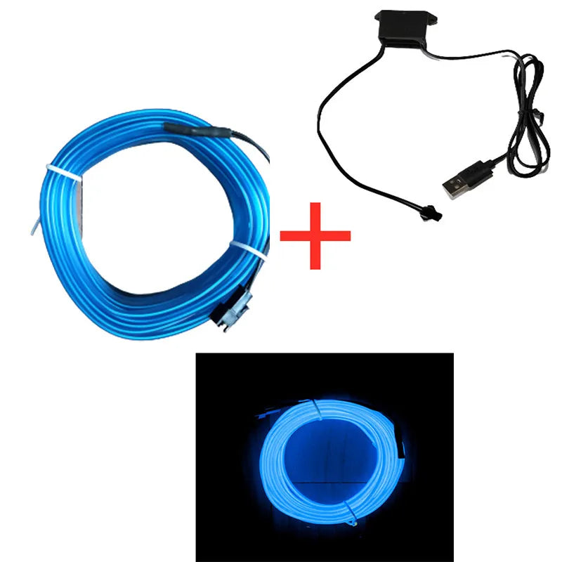 Car Interior LED Ambient Light Strips – Neon Dashboard Accent Lighting