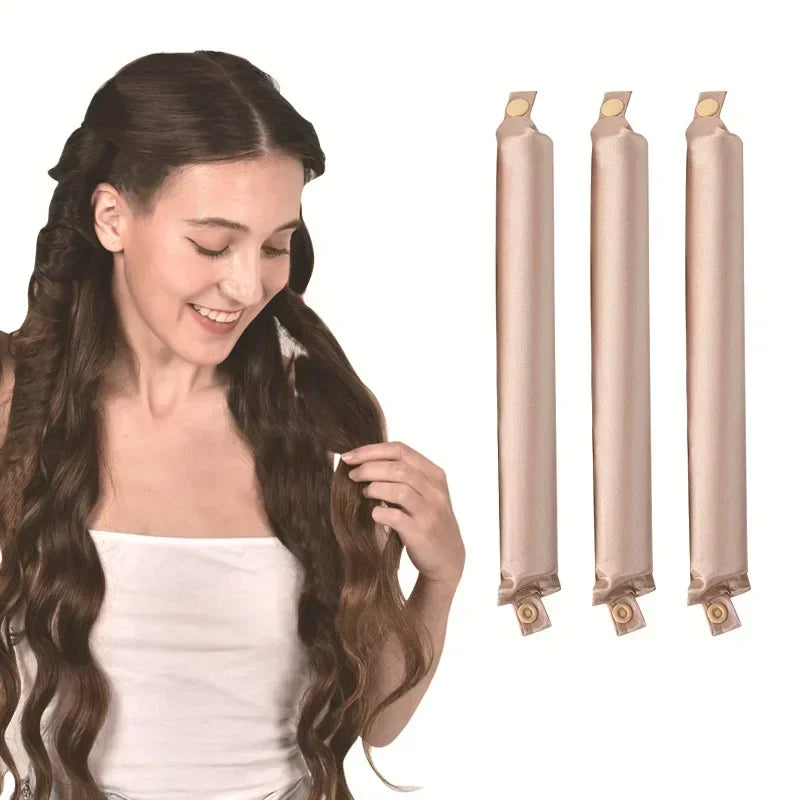 Satin Heatless Curling Rod Set