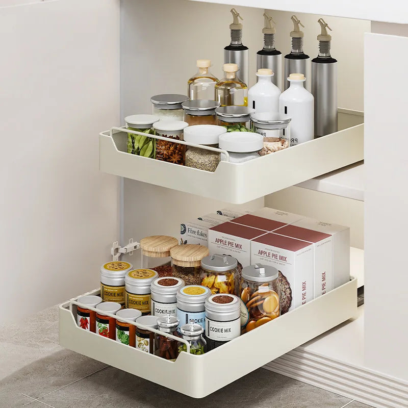 Slide-Out Kitchen Cabinet Organizer