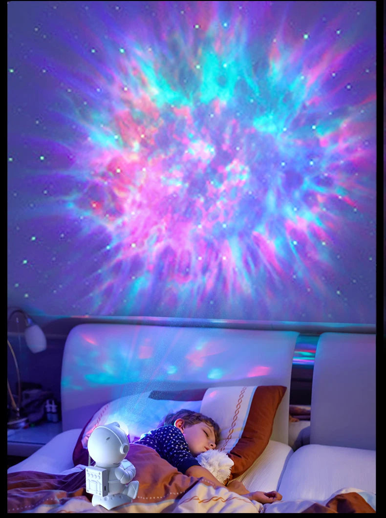 Astronaut Galaxy Projector Night Light with Bluetooth Speaker