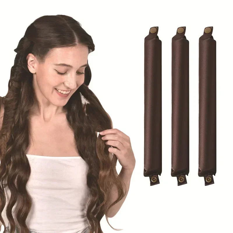 Satin Heatless Curling Rod Set
