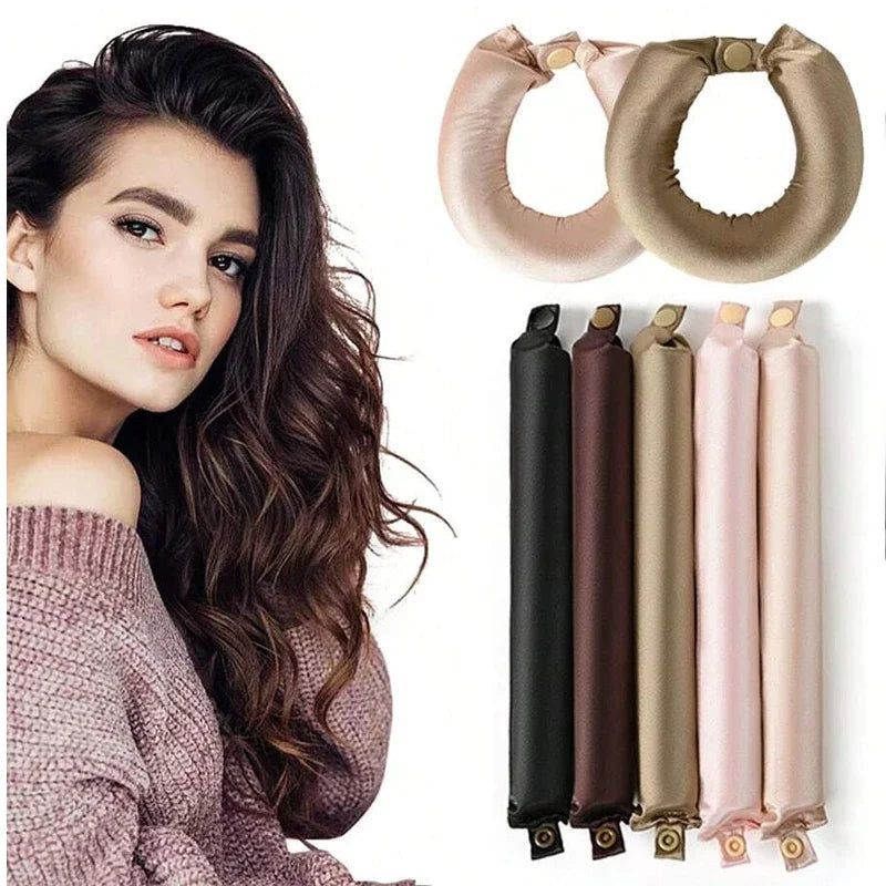 Satin Heatless Curling Rod Set
