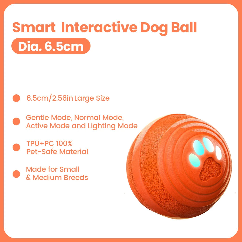 Smart Interactive Rolling Dog Ball - Durable