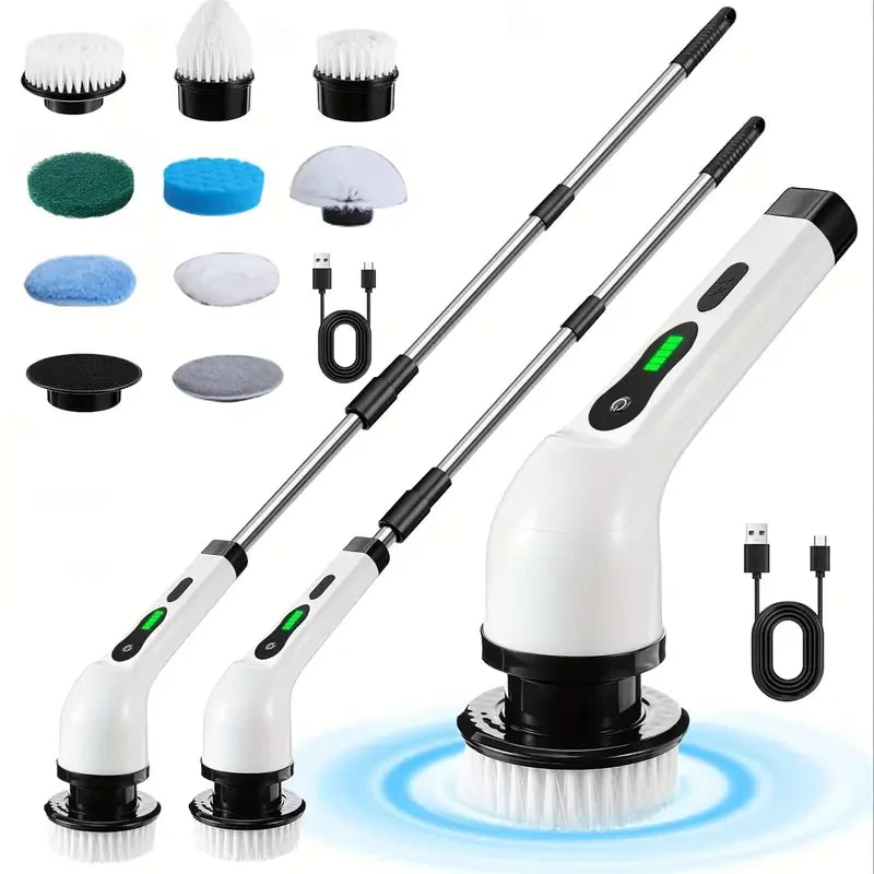 Cordless Power Spin Scrubber (Extendable Handle)