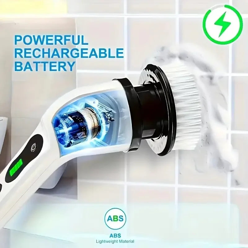 Cordless Power Spin Scrubber (Extendable Handle)