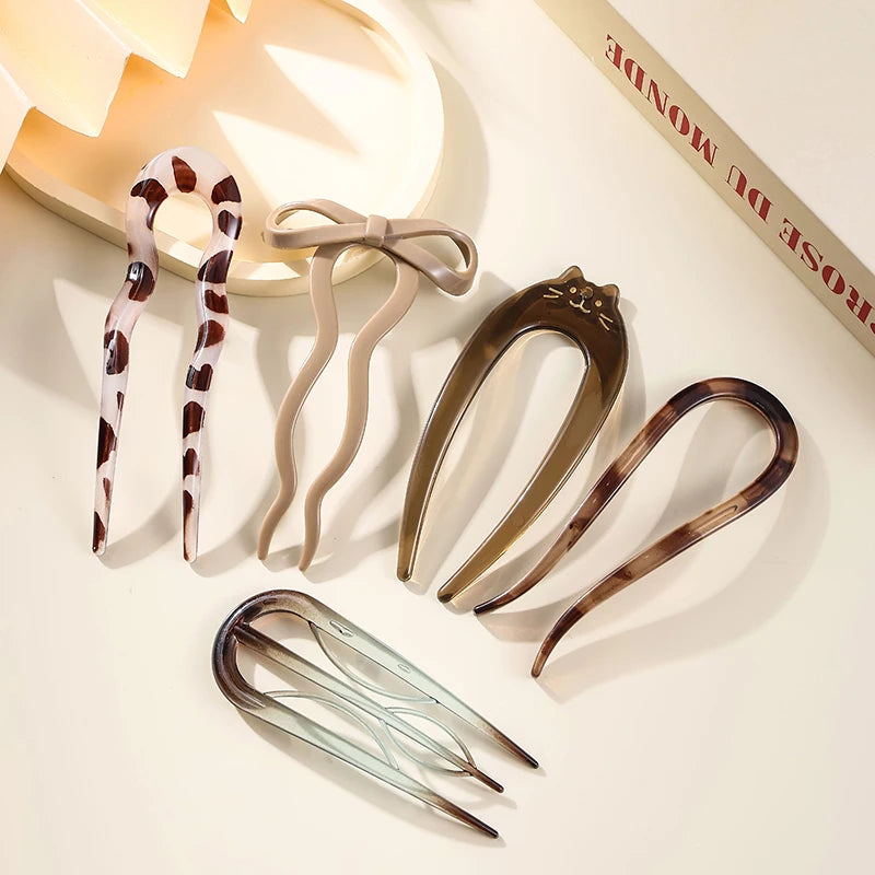 U-Shaped Hair Fork