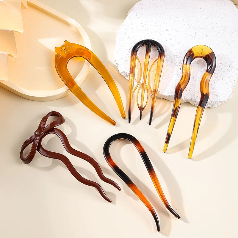 U-Shaped Hair Fork
