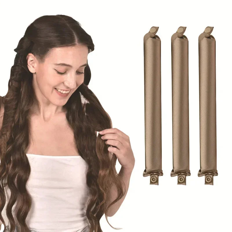 Satin Heatless Curling Rod Set