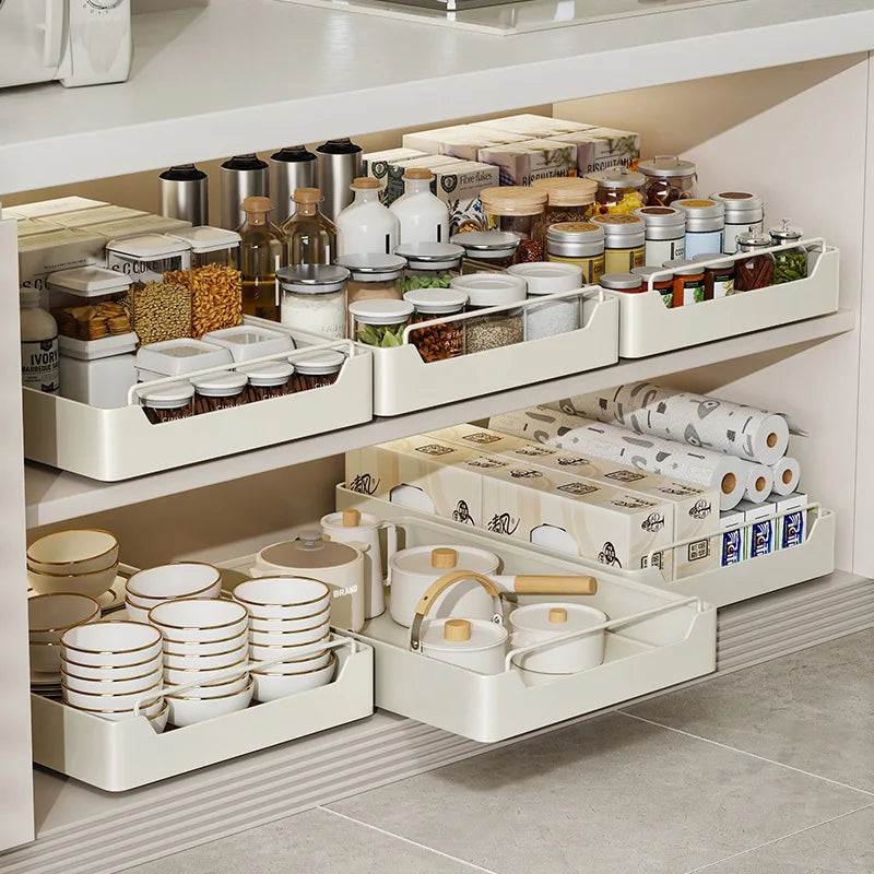Slide-Out Kitchen Cabinet Organizer