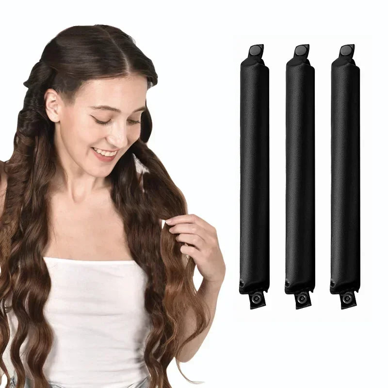 Satin Heatless Curling Rod Set